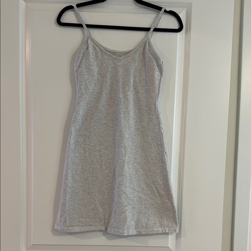 Brandy Melville Light Gray Dress (Built-in Bra)